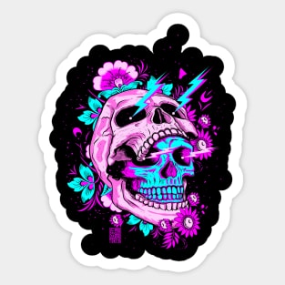 Double Skull Sticker